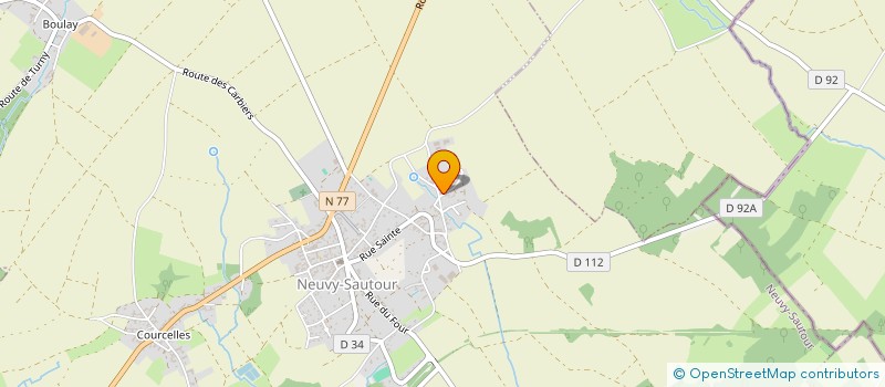 localisation de l'entreprise THAI BOXING  NEUVY-SAUTOUR