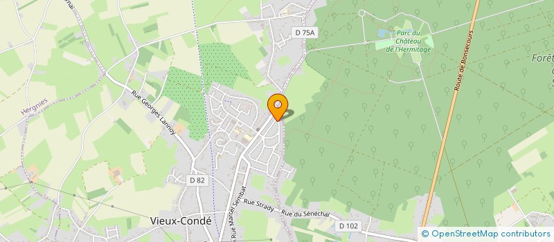 localisation de l'entreprise THAI-BOXING VIEUX-CONDEEN  VIEUX-CONDE