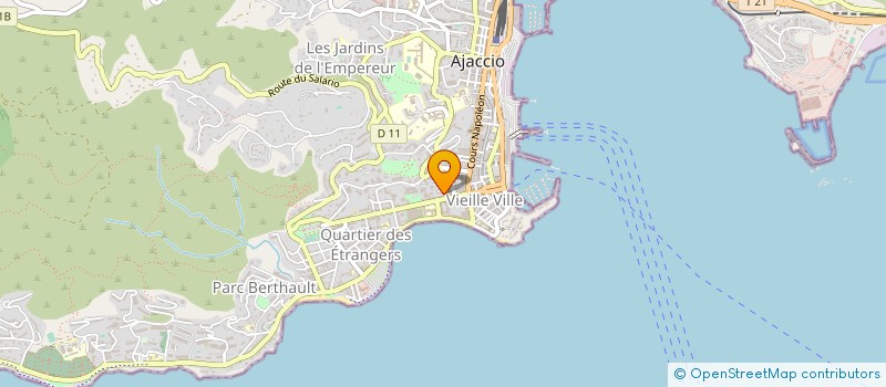 localisation de l'entreprise THAI FAST FOOD à AJACCIO