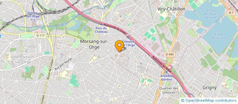 localisation de l'entreprise THAI FOOD OF SURIN à VIRY-CHATILLON