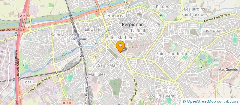 localisation de l'entreprise THAI FOOD PERPIGNAN  PERPIGNAN