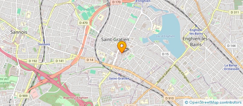 localisation de l'entreprise THAI JASMIN  SAINT-GRATIEN