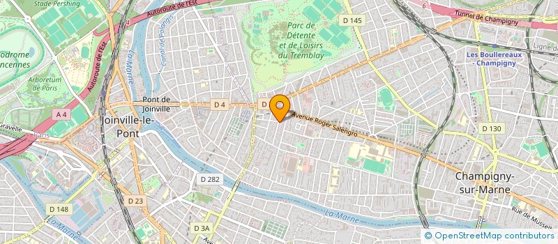 localisation de l'entreprise THAI-K-FUSION à CHAMPIGNY-SUR-MARNE