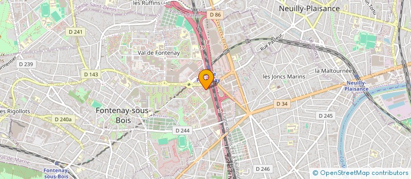 localisation de l'entreprise THAI-MING à FONTENAY-SOUS-BOIS