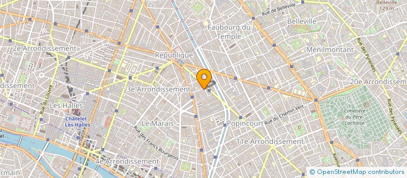 localisation de l'entreprise THAI RAPIDE à PARIS