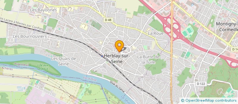 localisation de l'entreprise THAI-SIAM GOURMET  HERBLAY-SUR-SEINE