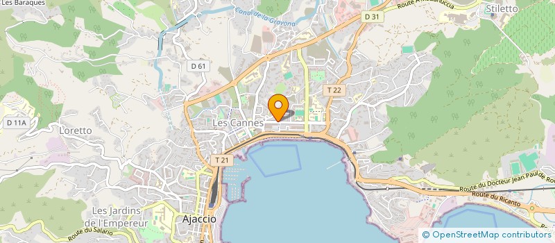 localisation de l'entreprise THAI SIAM SPA à AJACCIO