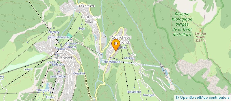 localisation de l'entreprise THAI-THAI 1650 à COURCHEVEL