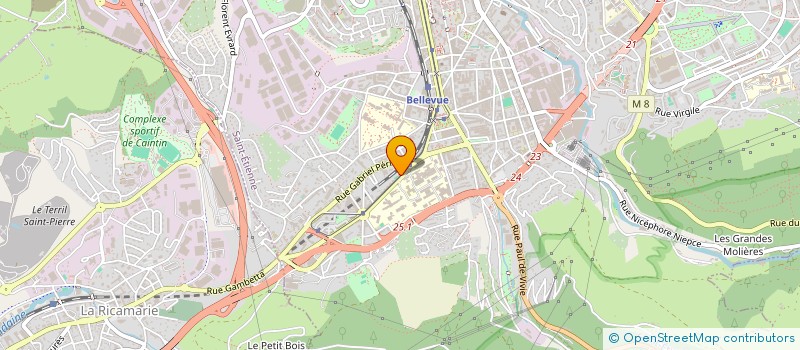 localisation de l'entreprise THAI - TU  SAINT-ETIENNE