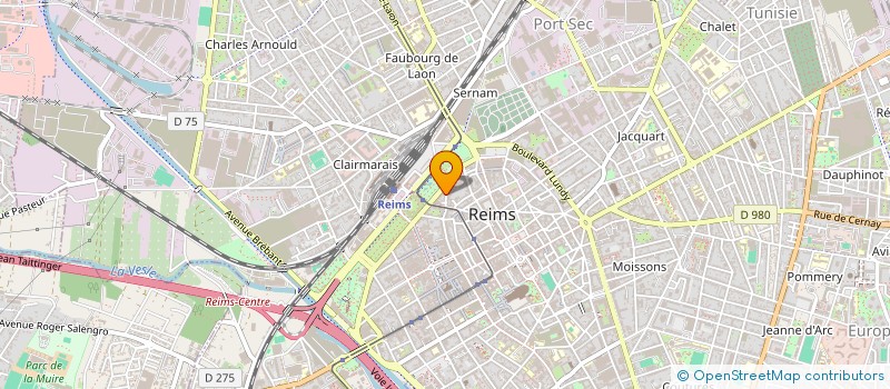 localisation de l'entreprise THAIAC INVESTISSEMENTS  REIMS