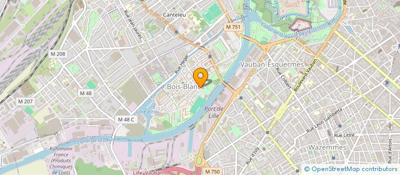 localisation de l'entreprise THAIGER à MARCQ EN BAROEUL