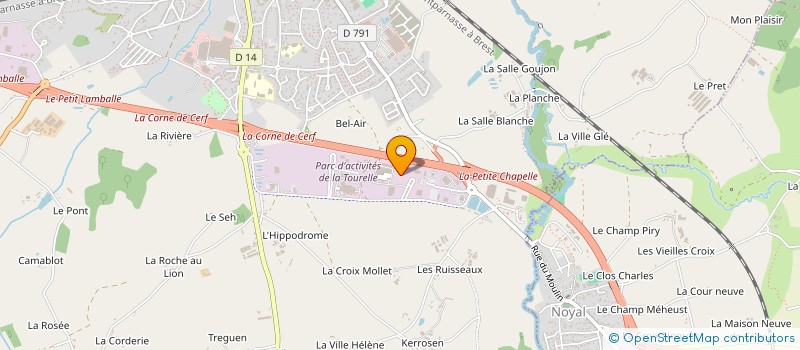 localisation de l'entreprise THAILOR à LAMBALLE-ARMOR
