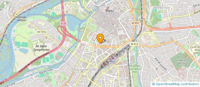 localisation de l'entreprise THAINK 2  METZ