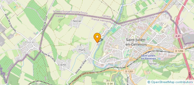 localisation de l'entreprise THAIRARYA  SAINT-JULIEN-EN-GENEVOIS