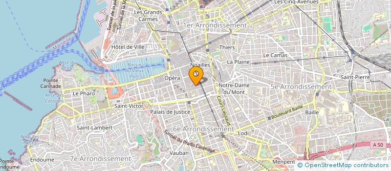 localisation de l'entreprise THAIS à MARSEILLE