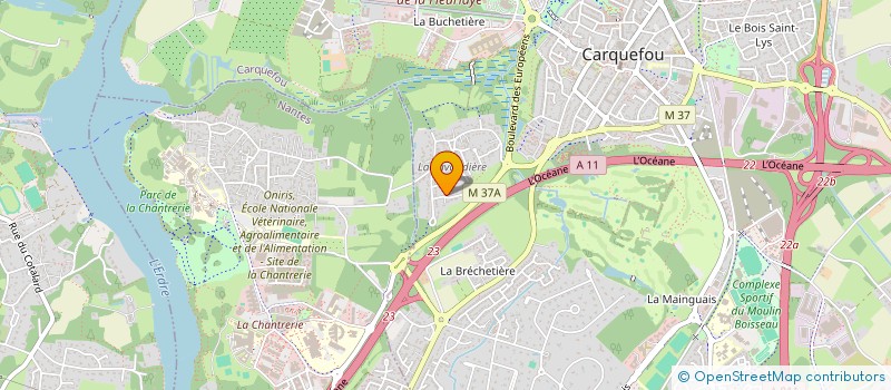 localisation de l'entreprise THAIS  CARQUEFOU