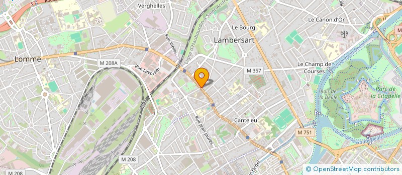 localisation de l'entreprise THAIS à LAMBERSART