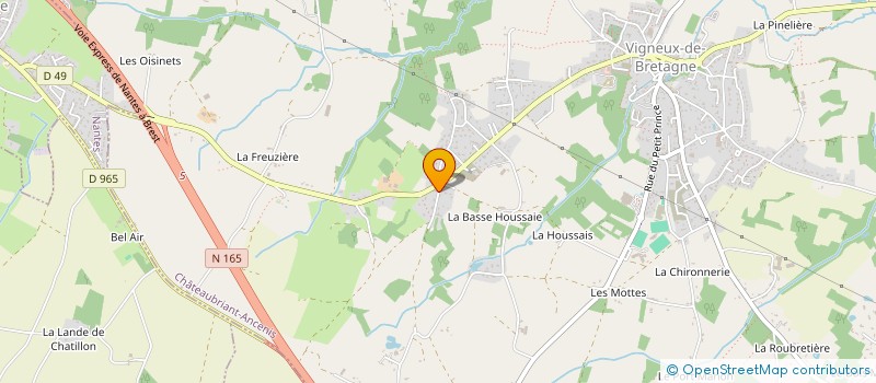 localisation de l'entreprise THAIS à VIGNEUX-DE-BRETAGNE