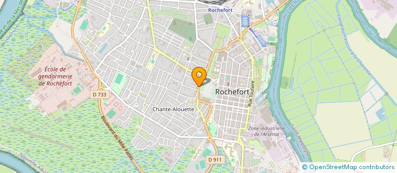 localisation de l'entreprise THAIS  ROCHEFORT