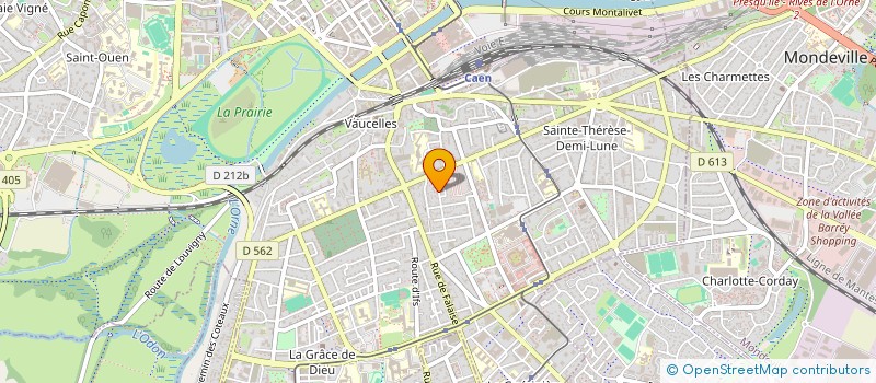 localisation de l'entreprise THAIS à CAEN