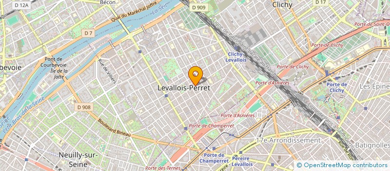 localisation de l'entreprise THAIS à LEVALLOIS-PERRET