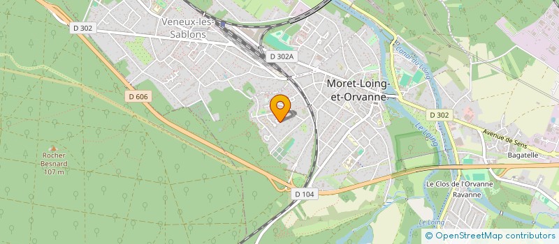 localisation de l'entreprise THAIS DEVELOPPEMENT à MORET-LOING-ET-ORVANNE