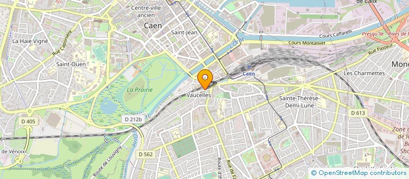 localisation de l'entreprise THAIS FR à CAEN