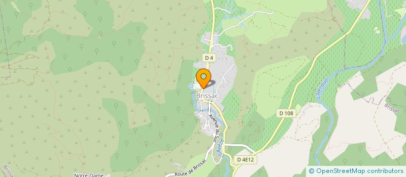 localisation de l'entreprise THAIS ORGANISATION  BRISSAC