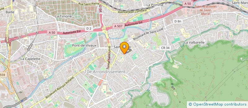 localisation de l'entreprise THAISIMMO83 à MARSEILLE