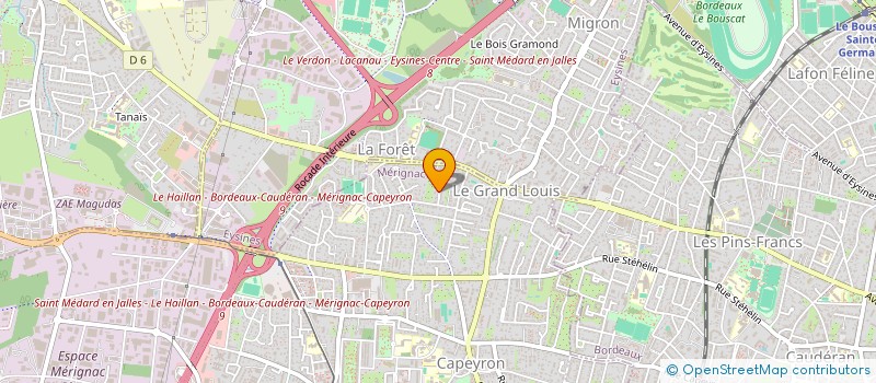 localisation de l'entreprise THAISSARAH  MERIGNAC