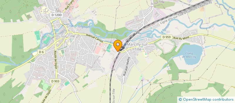 localisation de l'entreprise THAJPEN  MARCILLY-SUR-TILLE