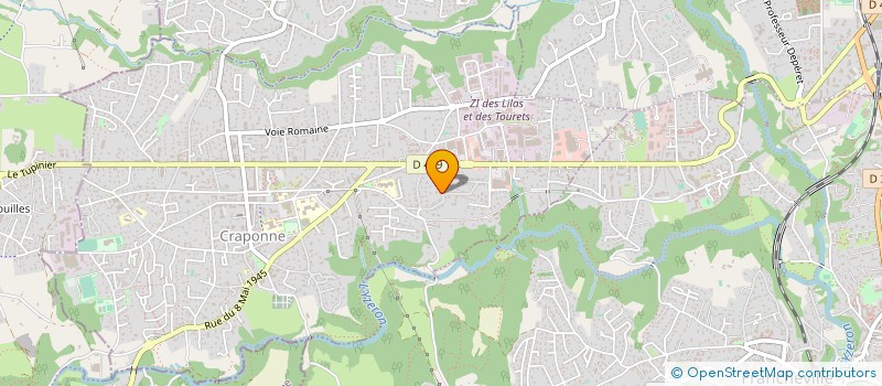 localisation de l'entreprise THAL  CRAPONNE