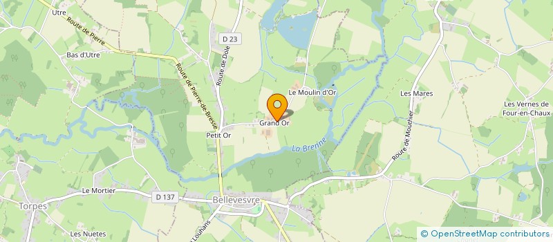 localisation de l'entreprise THAL'IONARIS  MOUTHIER-EN-BRESSE