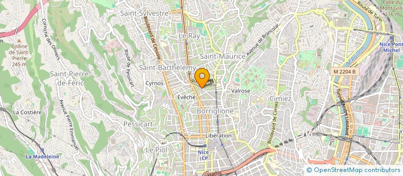 localisation de l'entreprise THALA à NICE