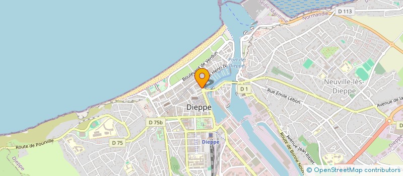 localisation de l'entreprise THALA à DIEPPE