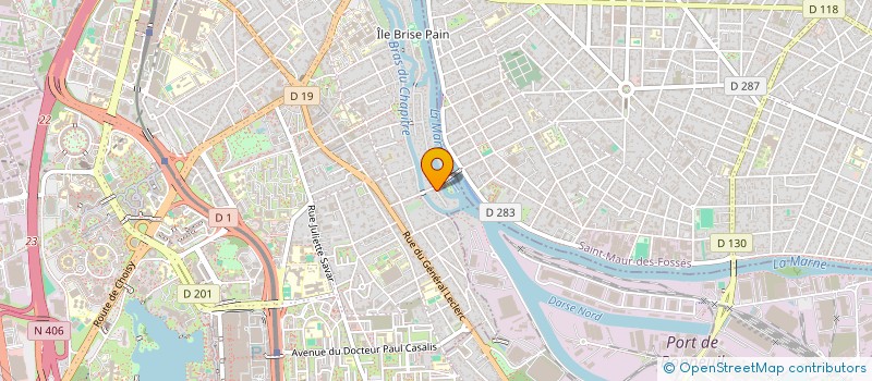 localisation de l'entreprise THALAMUSIQUE  CRETEIL