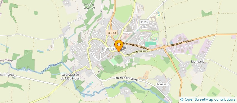localisation de l'entreprise THALASSA à MONTMIRAIL