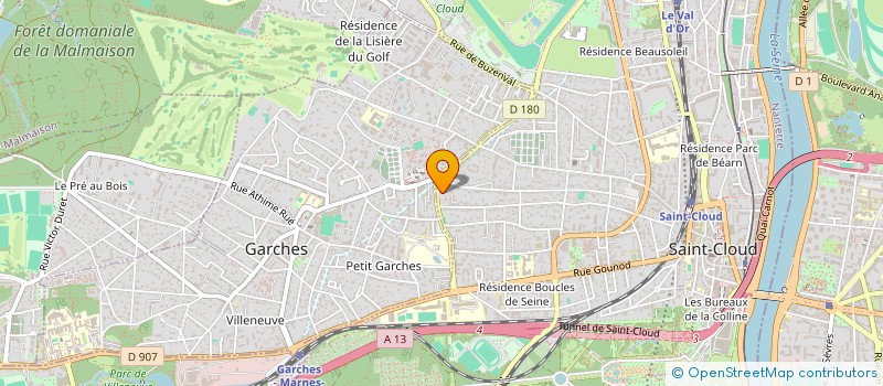 localisation de l'entreprise THALASSA  SAINT-CLOUD