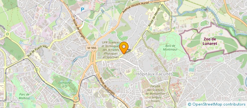 localisation de l'entreprise THALASSA MEDITERRANEE à MONTPELLIER