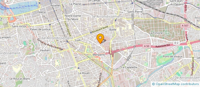 localisation de l'entreprise THALASSEMIA FRANDE MEDITERRANEE à MARSEILLE