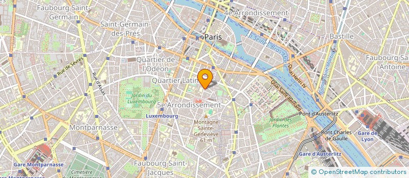 localisation de l'entreprise THALASSIANE à PARIS