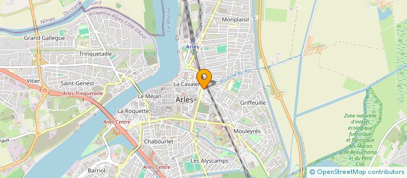 localisation de l'entreprise THALASSINOS à ARLES