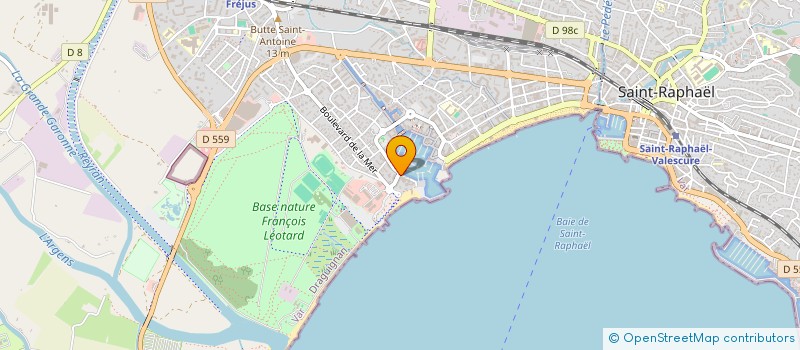 localisation de l'entreprise THALASSO & SPA PORT FREJUS à FREJUS