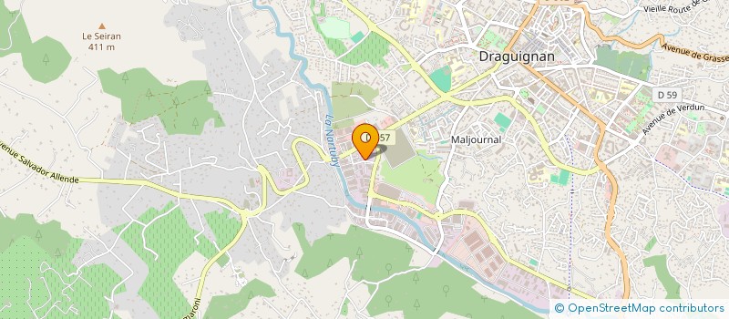 localisation de l'entreprise THALASSOLIT  DRAGUIGNAN