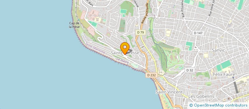 localisation de l'entreprise THALATRANS à SAINTE-ADRESSE