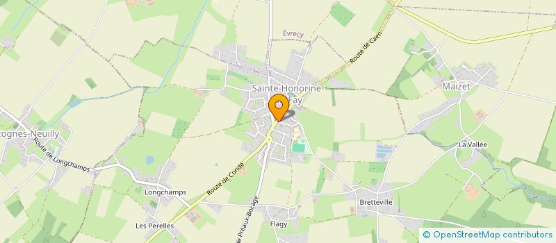 localisation de l'entreprise THALEA à SAINTE-HONORINE-DU-FAY