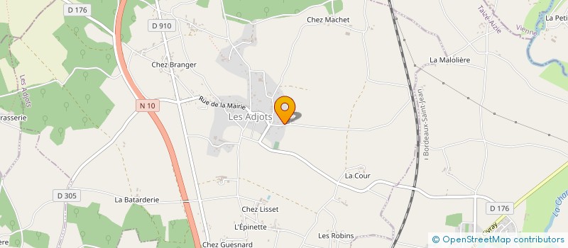 localisation de l'entreprise THALEN à LES ADJOTS