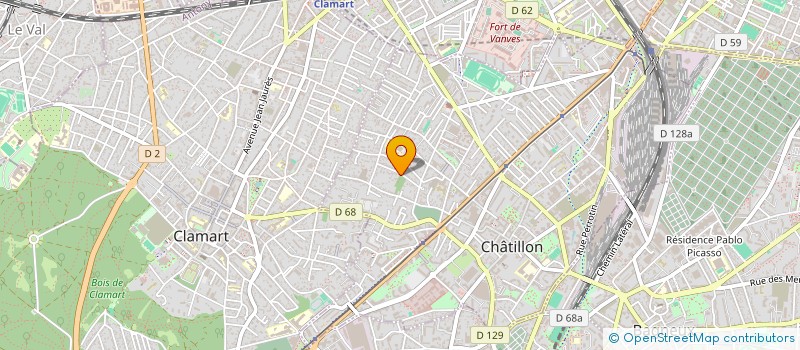 localisation de l'entreprise THALENTRA HOLDING  CHATILLON