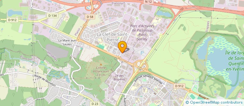 localisation de l'entreprise THALES DMS FRANCE SAS à ELANCOURT