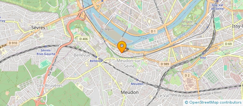 localisation de l'entreprise THALES IMMOBILIER GROUPE à MEUDON